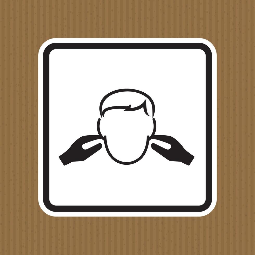 Noise Symbol Sign Isolate On White Background,Vector Illustration EPS.10 vector