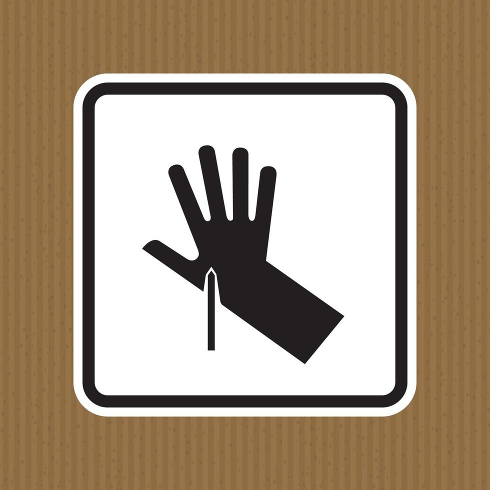 Sharp Point Symbol Sign, Vector Illustration, Isolate On White Background Label