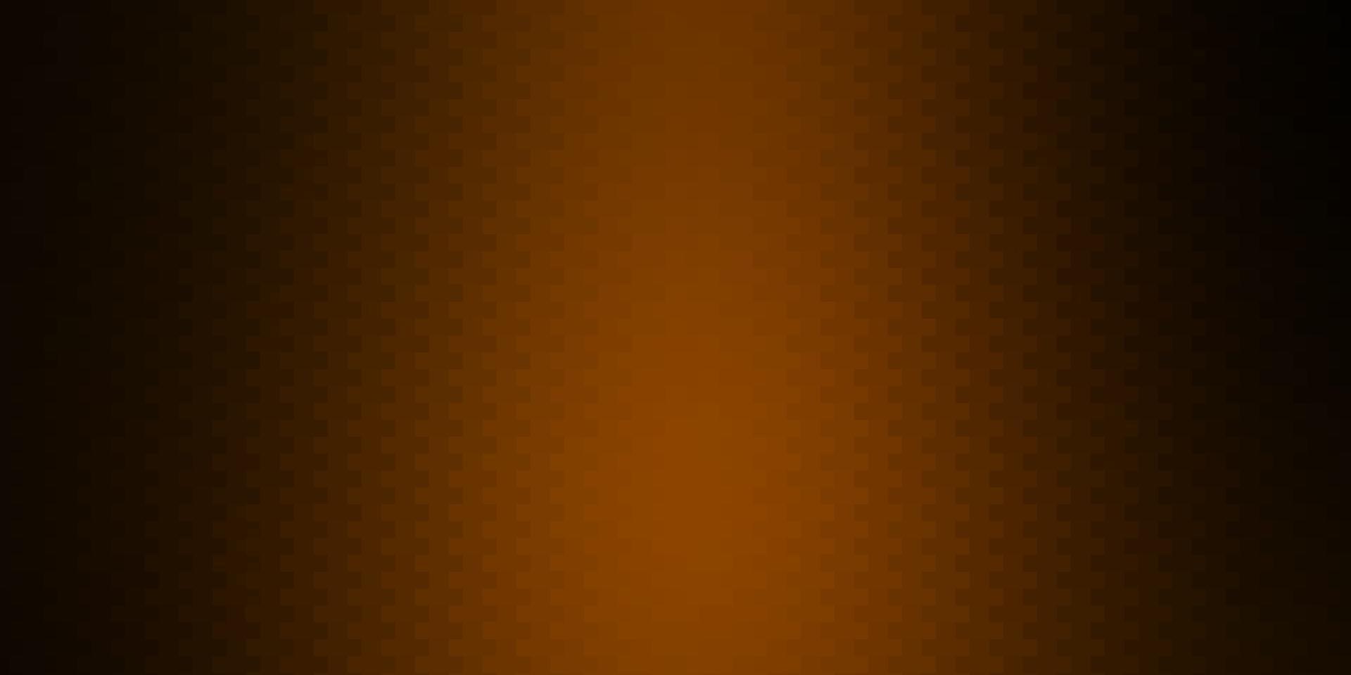 Dark Orange vector background in polygonal style.