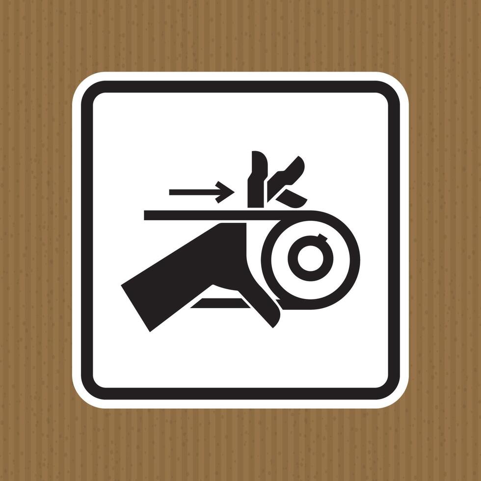 Hand Entanglement Belt Drive Symbol Sign  Isolate On White Background,Vector Illustration EPS.10 vector