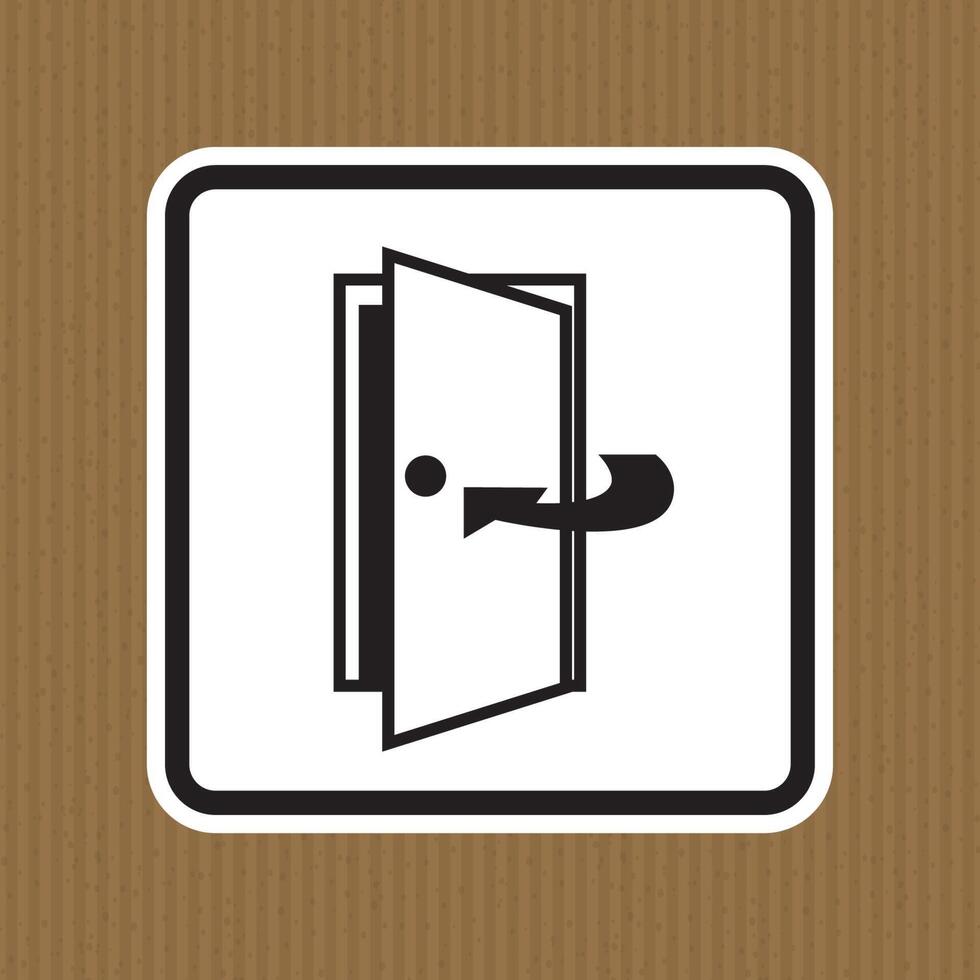 Keep Door Closed Symbol Sign Isolate On White Background,Vector Illustration EPS.10 vector