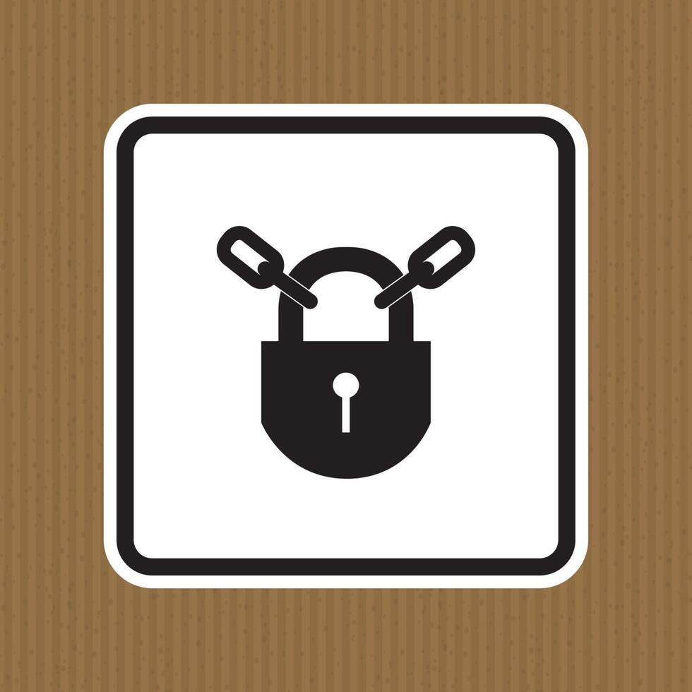 PPE Icon.Keep Locked Symbol Sign Isolate On White Background,Vector Illustration EPS.10 vector