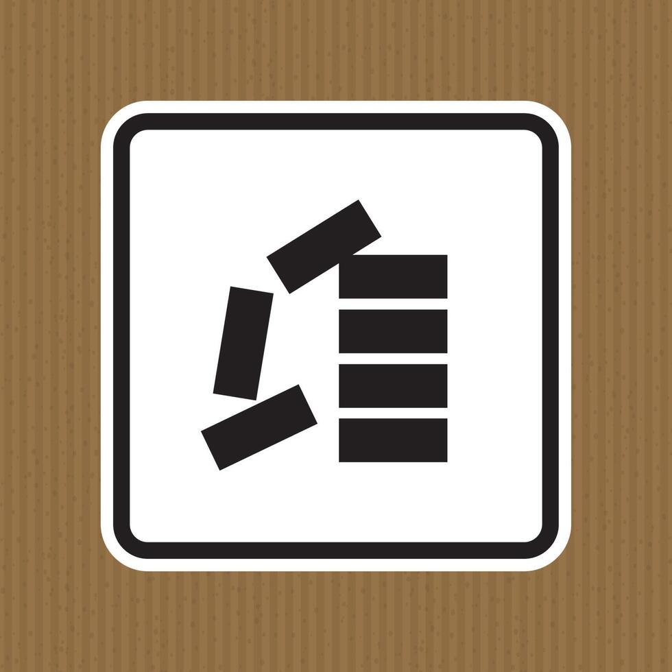 PPE Icon.Stack Correctly Symbol Sign Isolate On White Background,Vector Illustration EPS.10 vector