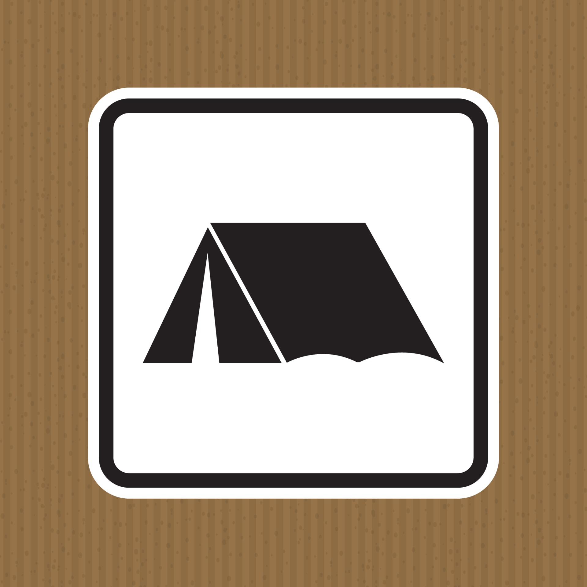 No Camping Sing Isolate On White Background,Vector Illustration 2277542
