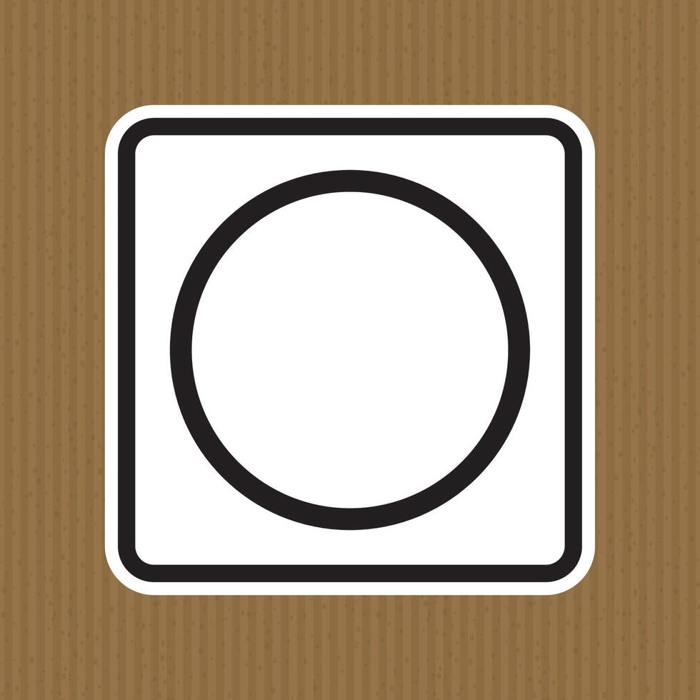 Off Power Symbol Sign, Vector Illustration, Isolate On White Background Label. EPS10