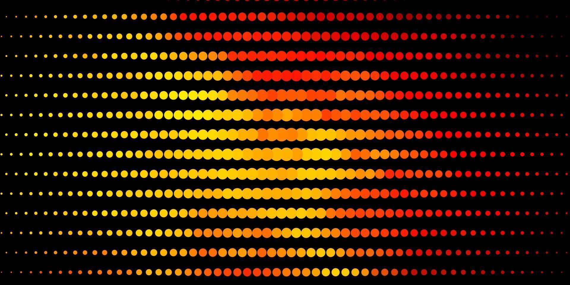 Light Orange vector template with circles.
