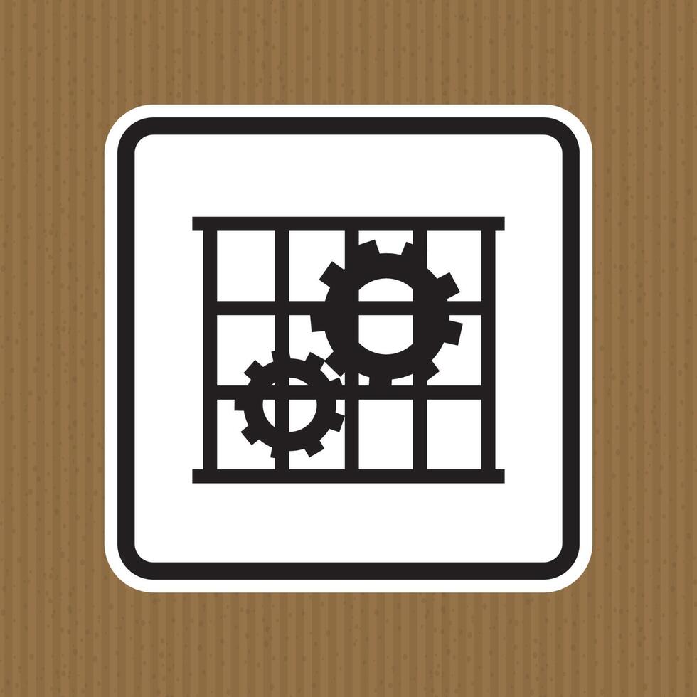 PPE Icon.Use Guards Protection Symbol Sign Isolate On White Background,Vector Illustration EPS.10 vector