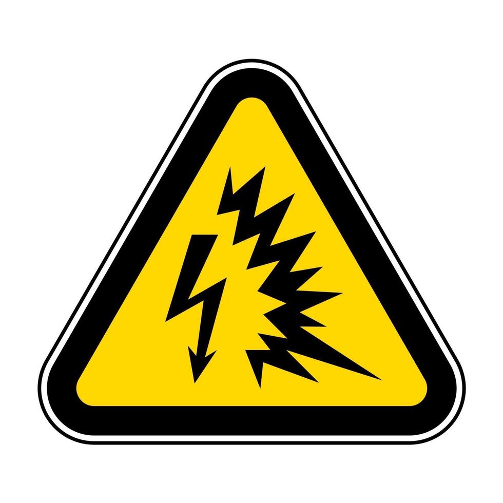 Arc Flash Symbol Sign Isolate On White Background,Vector Illustration EPS.10 vector