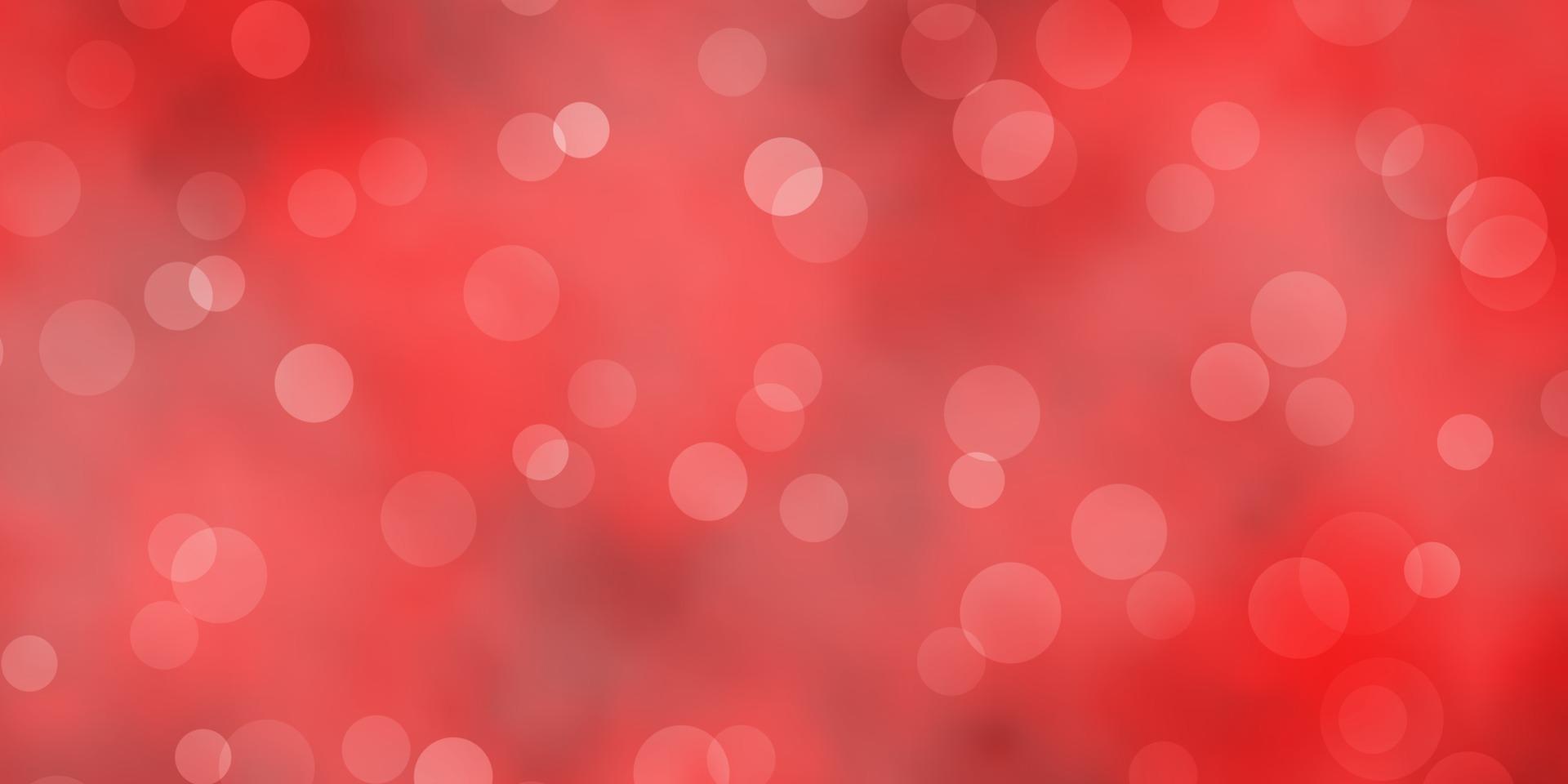 Light Orange vector background with spots.