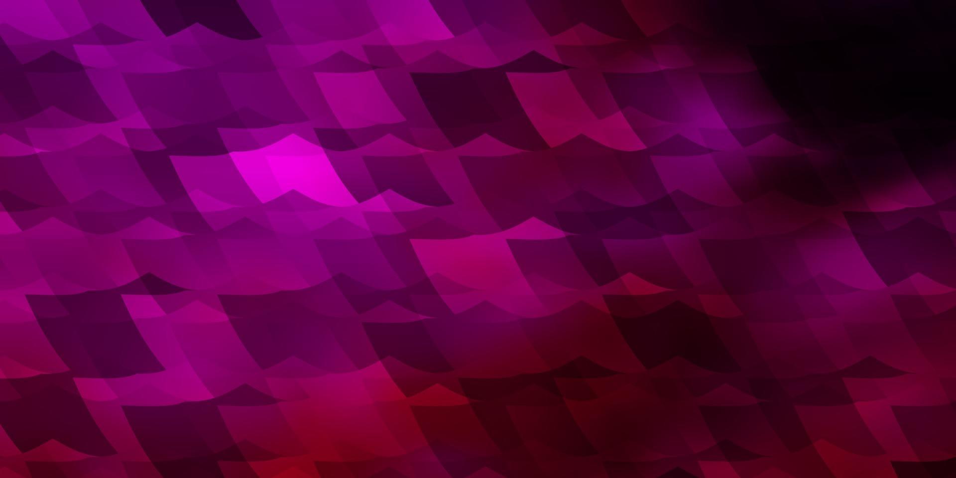 Dark Pink vector background with hexagons.