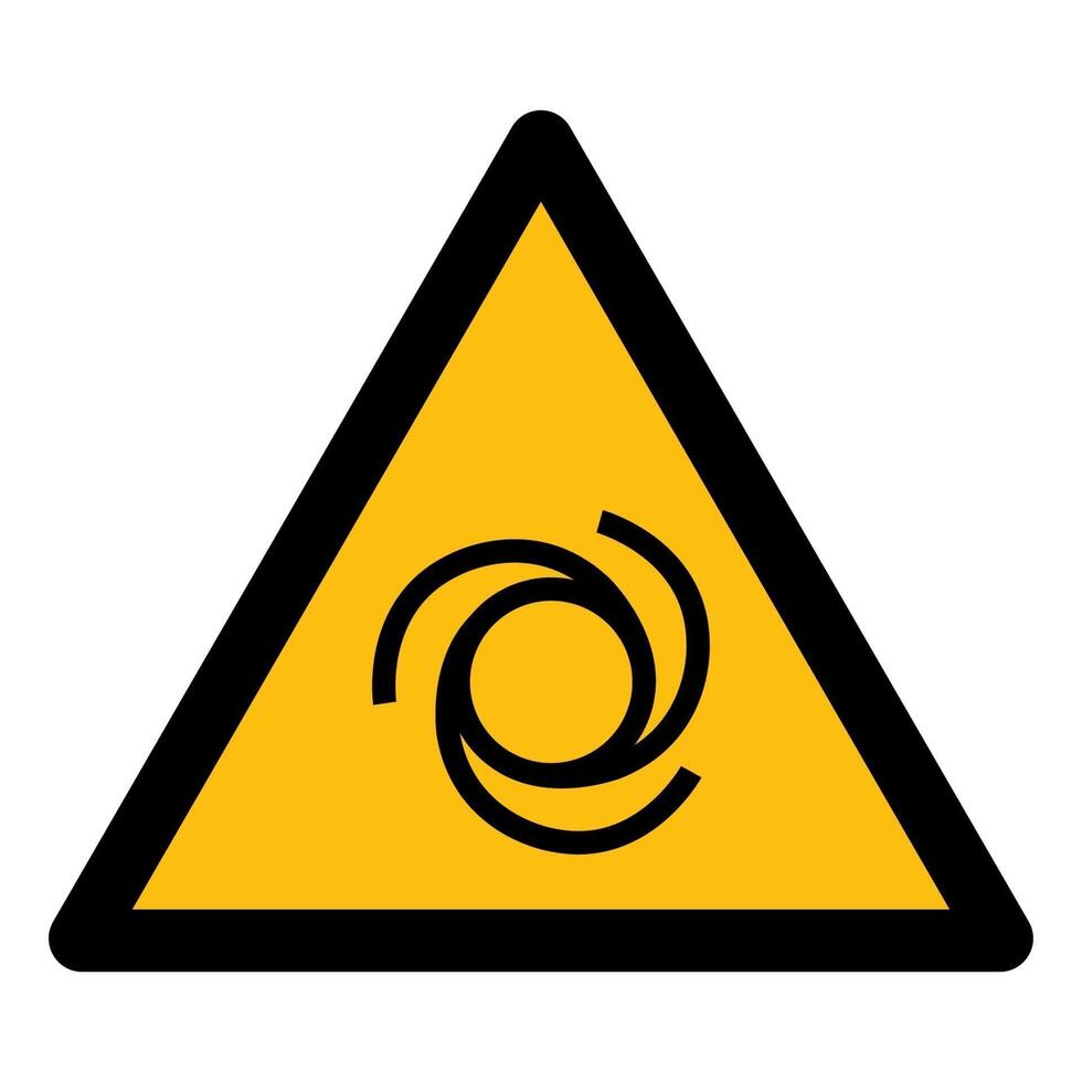 Beware Automatic Start-Up Symbol Sign Isolate On White Background,Vector Illustration EPS.10 vector