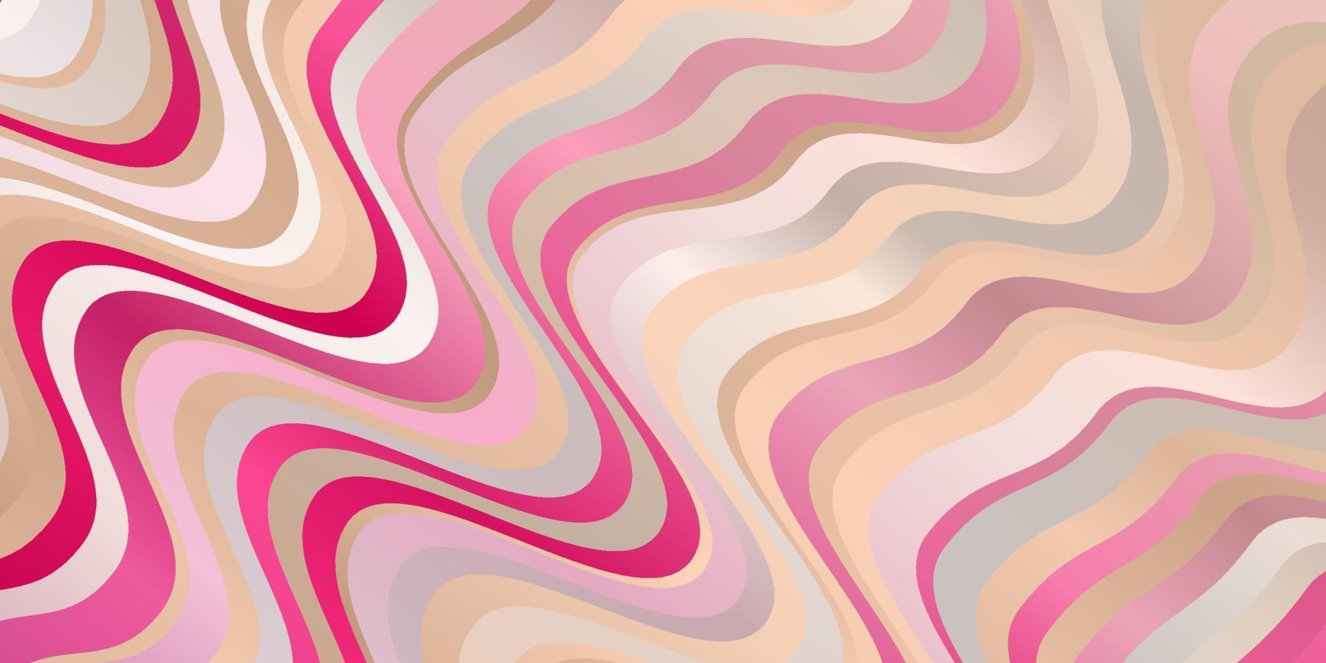 Light Pink vector layout with curves.