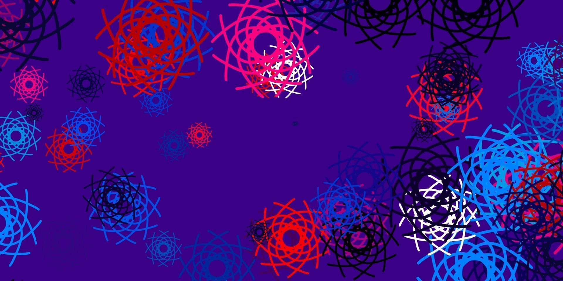 Light Blue, Red vector template with abstract forms.