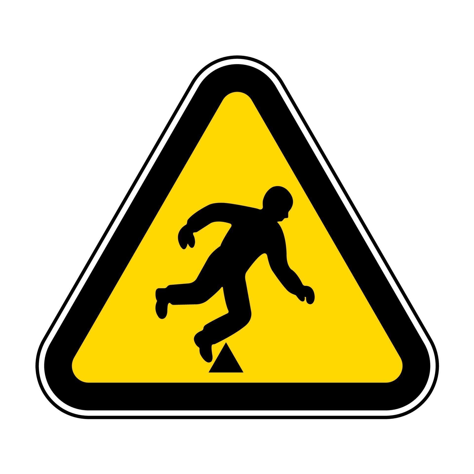 trip hazard sign