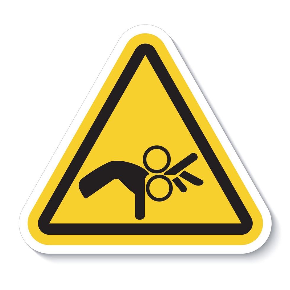 Beware Roller Symbol Sign Isolate On White Background,Vector Illustration EPS.10 vector