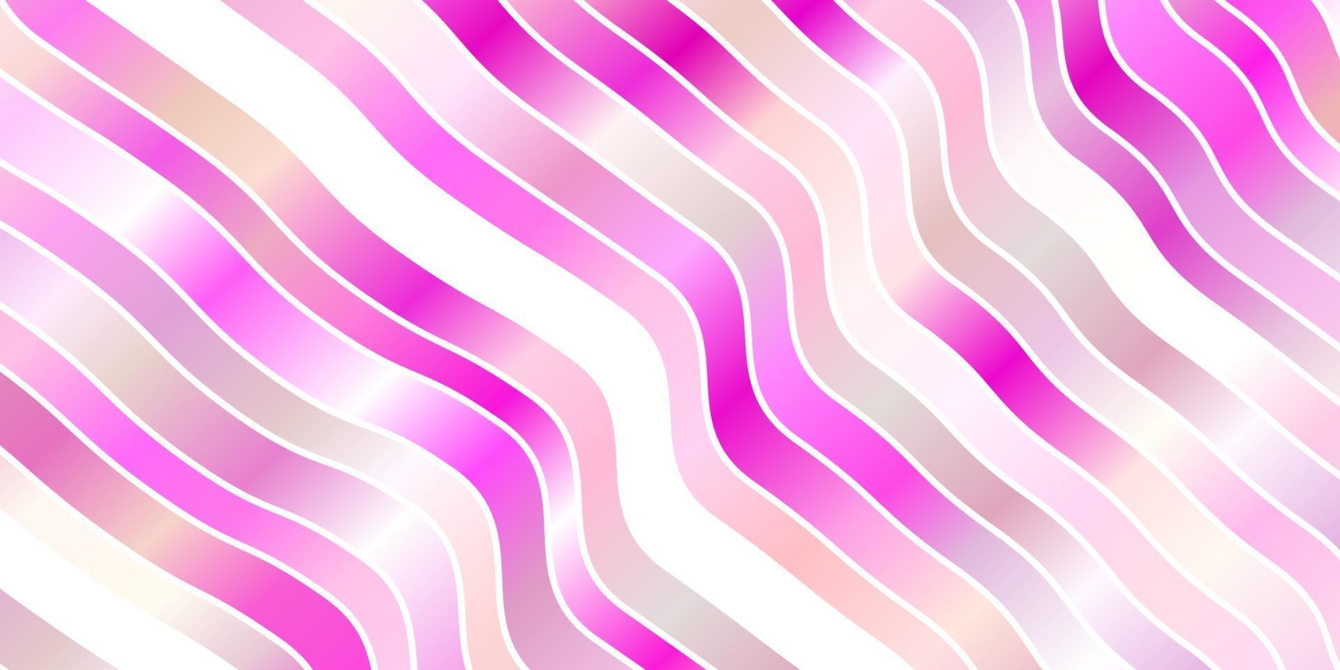 Light Pink vector background with bows.