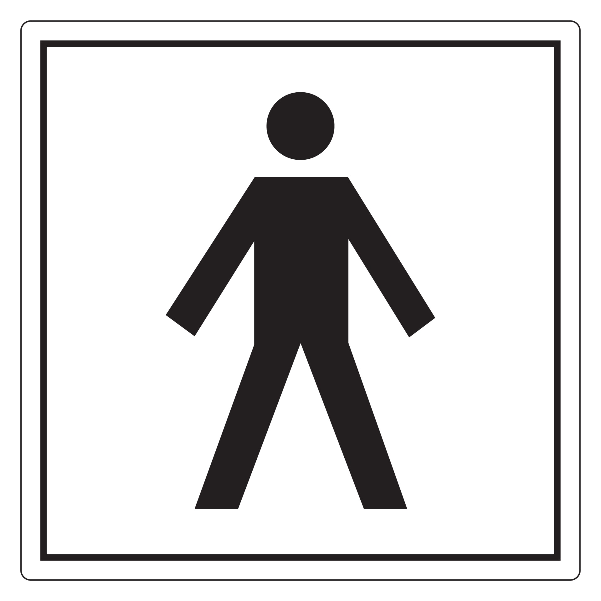 Type BF Applied Parts Symbol Sign Isolate On White Background,Vector