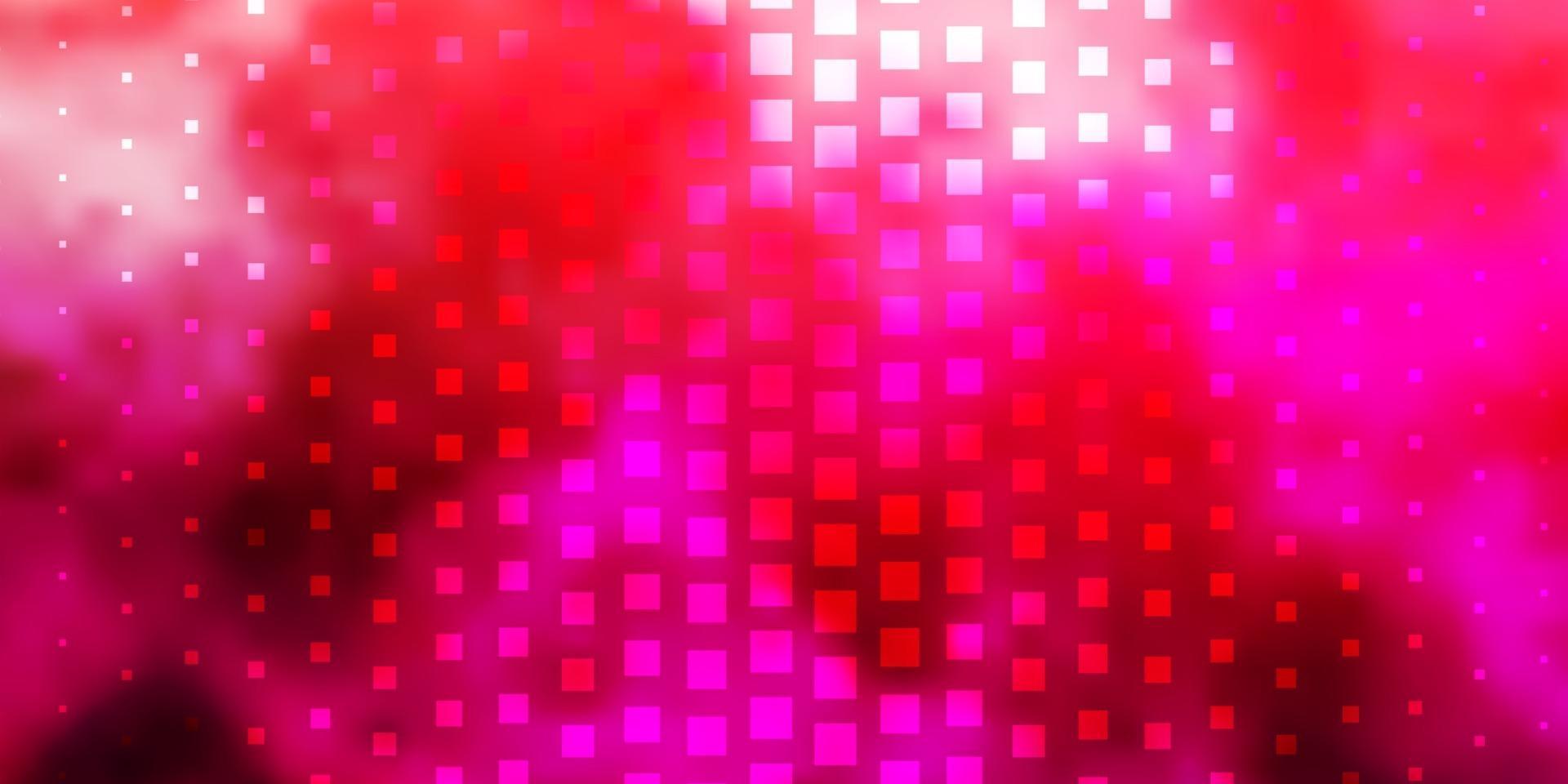 Light Pink vector background with rectangles.