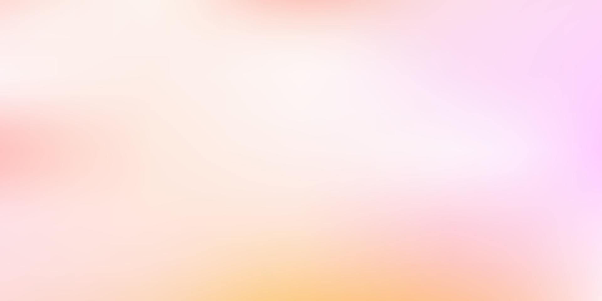 Plantilla de desenfoque abstracto de vector rosa claro, amarillo.