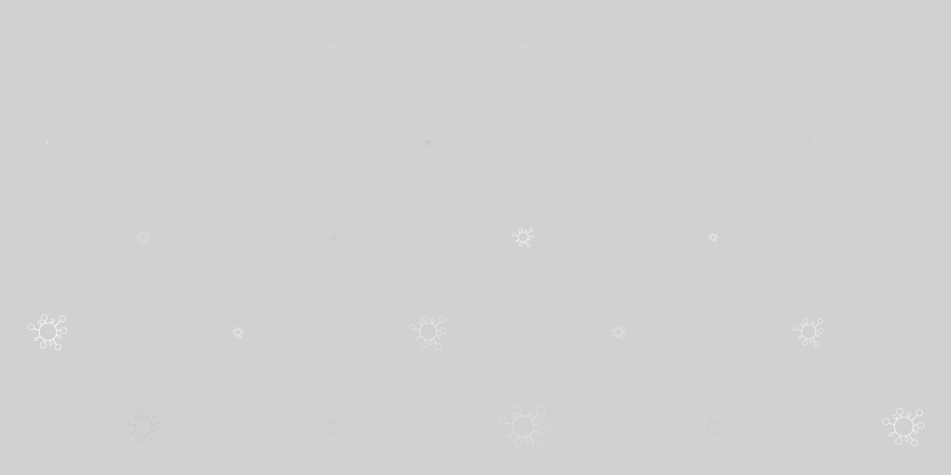 Light gray vector background with covid-19 symbols.