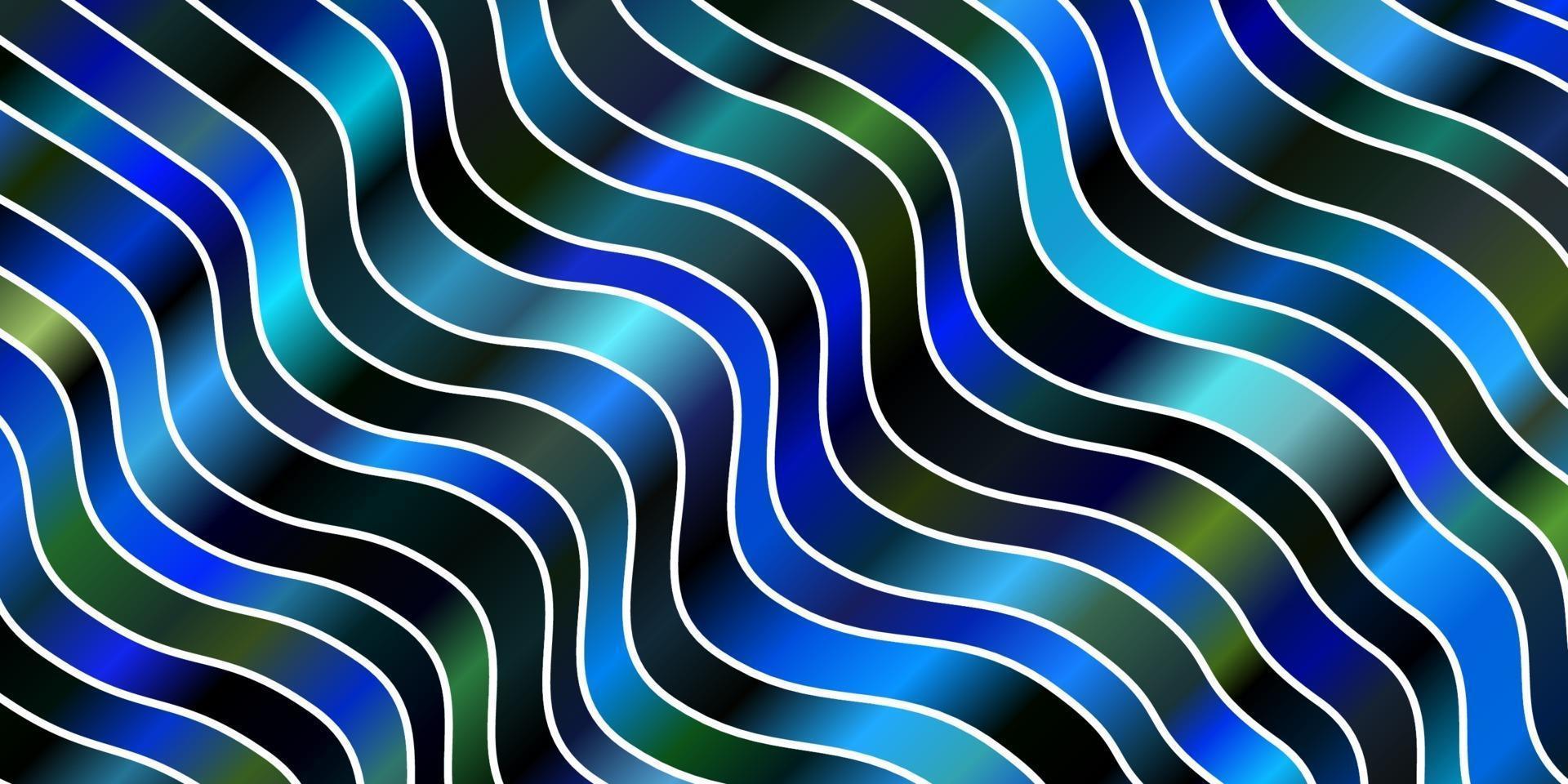 Dark Blue, Green vector template with wry lines.