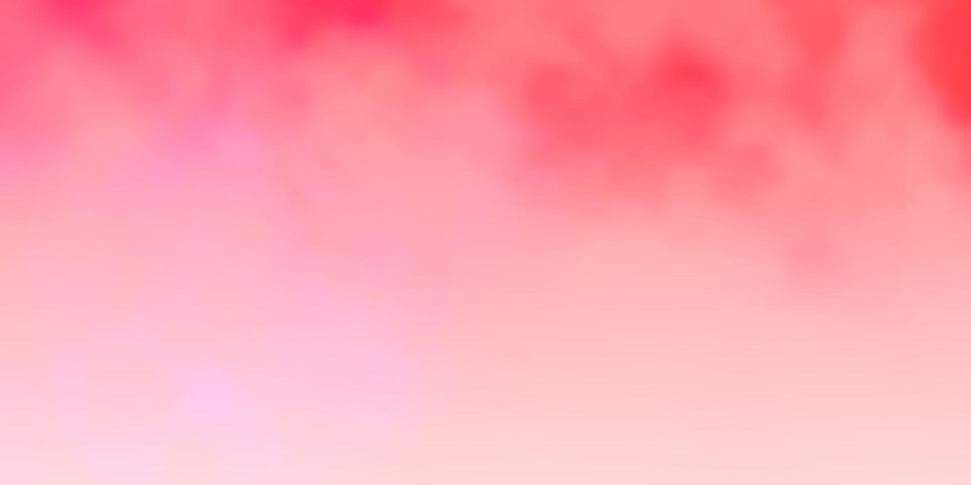 Light Pink, Red vector texture with cloudy sky.