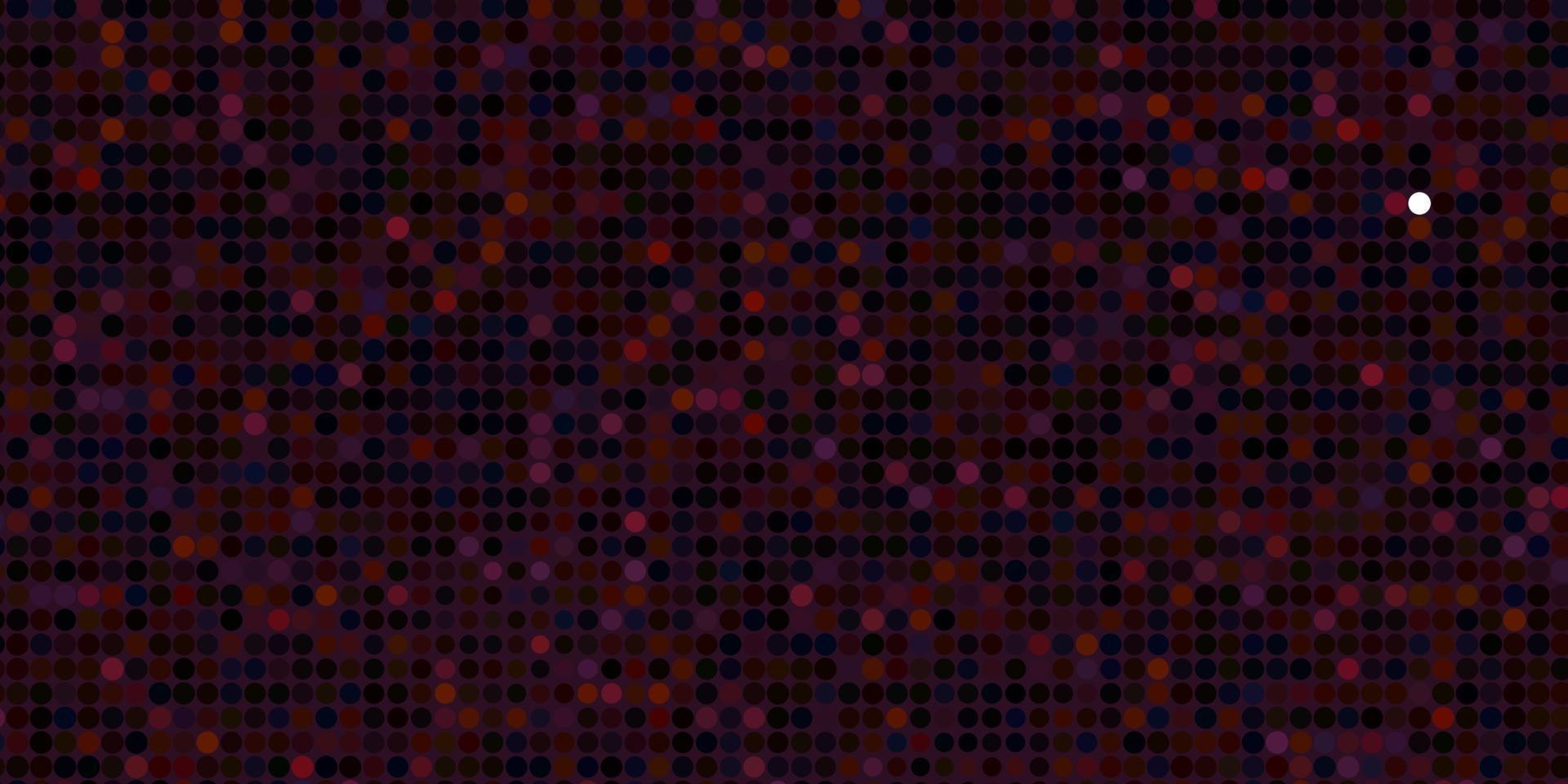 Dark Pink, Yellow vector backdrop with dots.