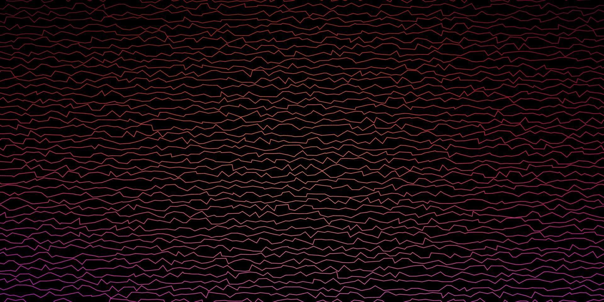 Dark Pink, Yellow vector layout with wry lines.