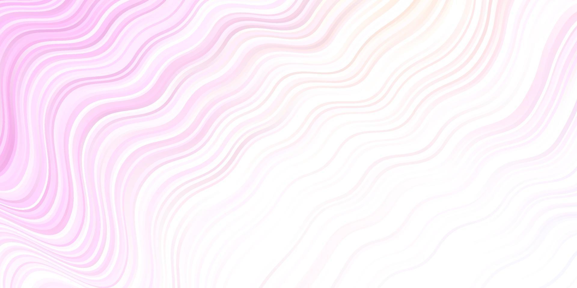 Light Pink, Yellow vector background with wry lines.