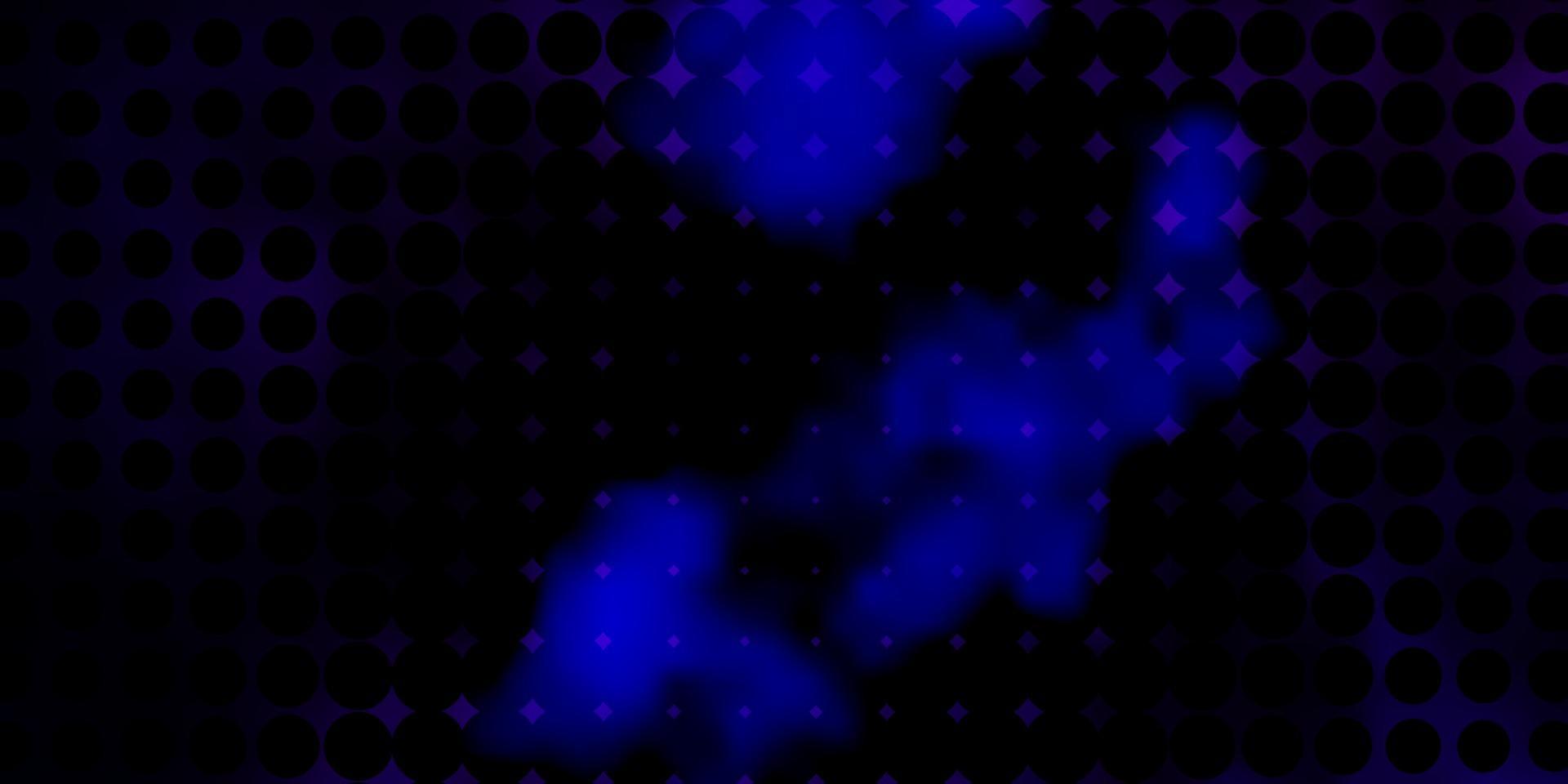 Dark Purple, Pink vector template with circles.