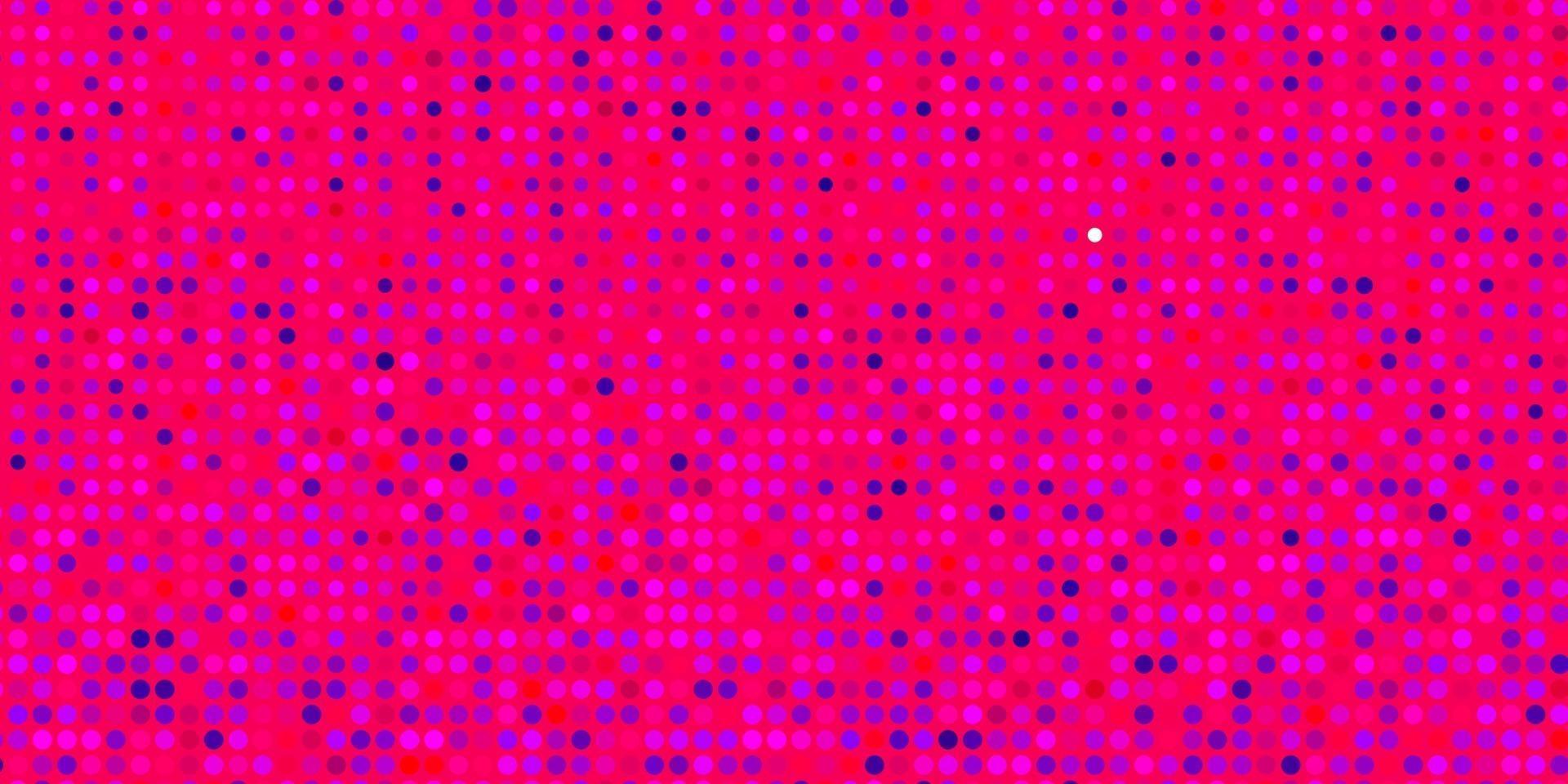 Light Purple, Pink vector background with bubbles.