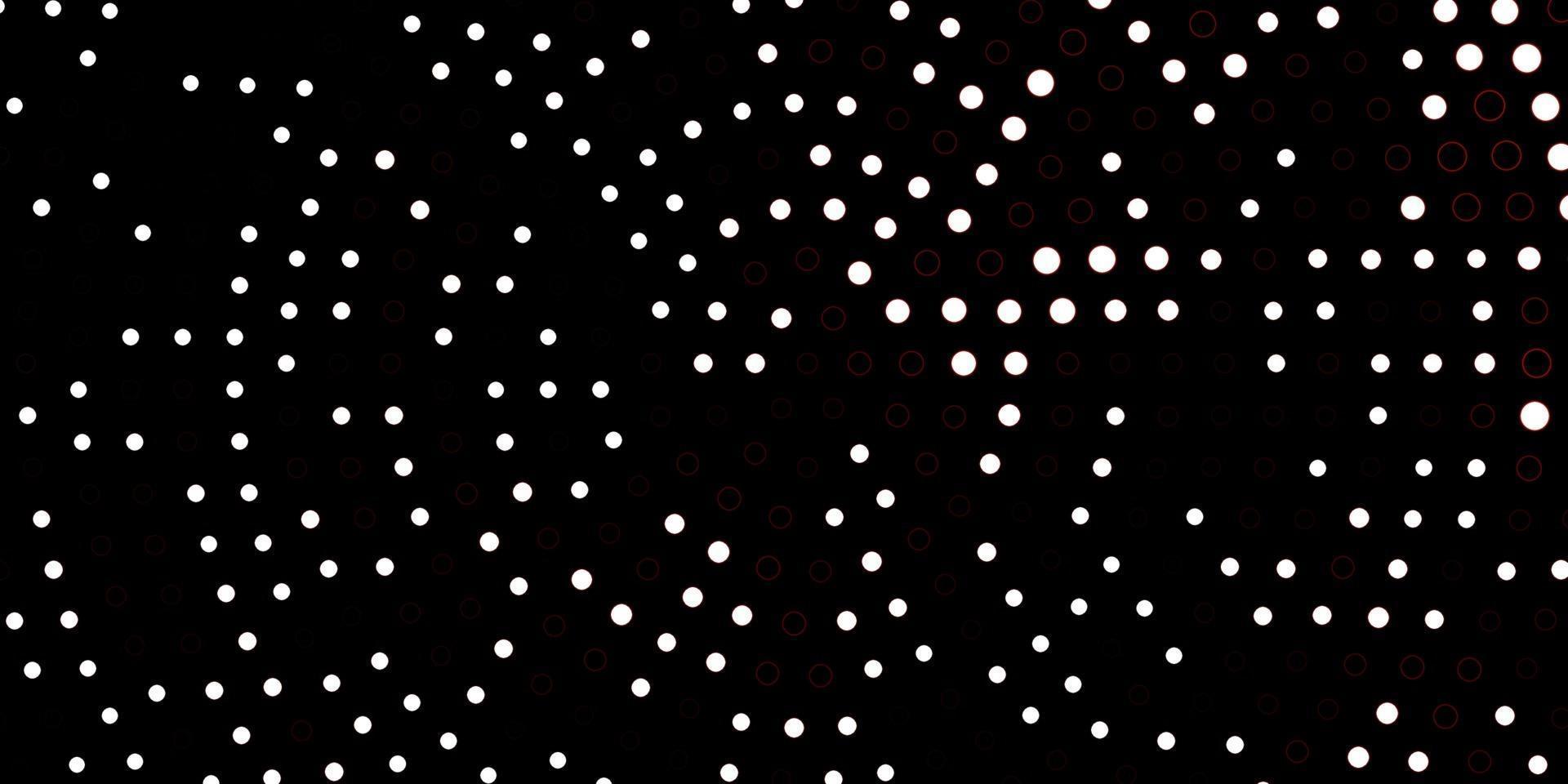 Dark Red vector template with circles.