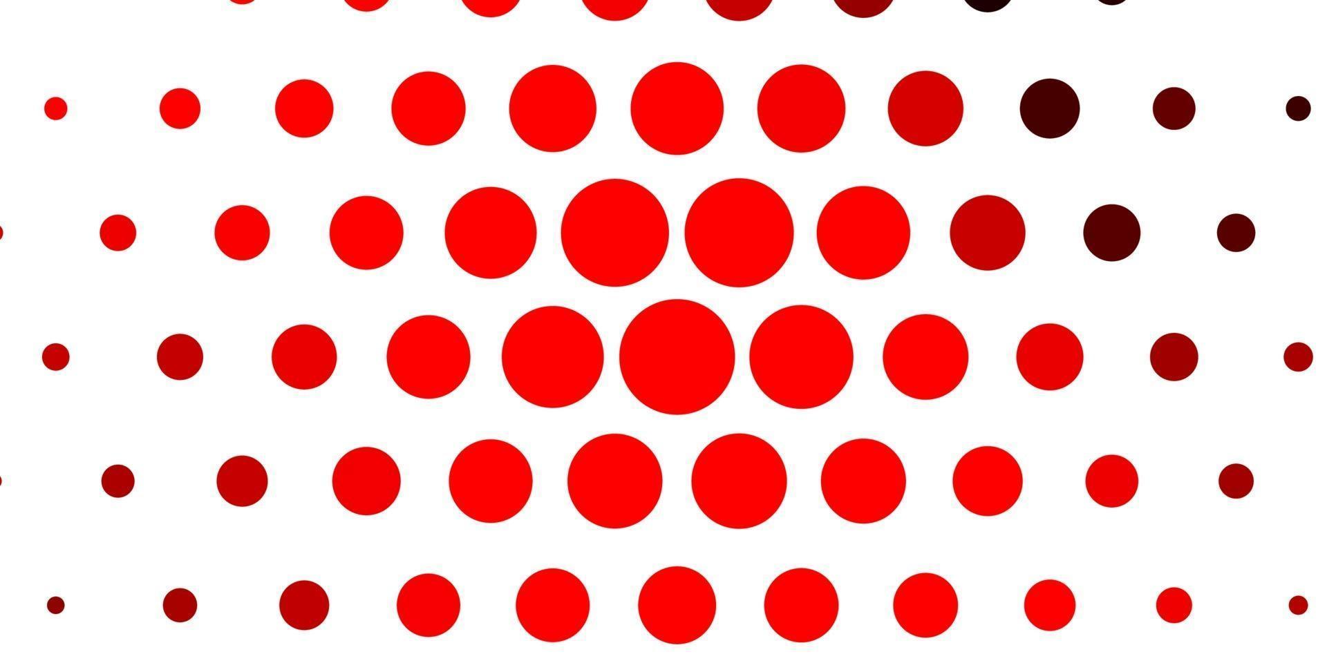 Light Red vector texture with disks.