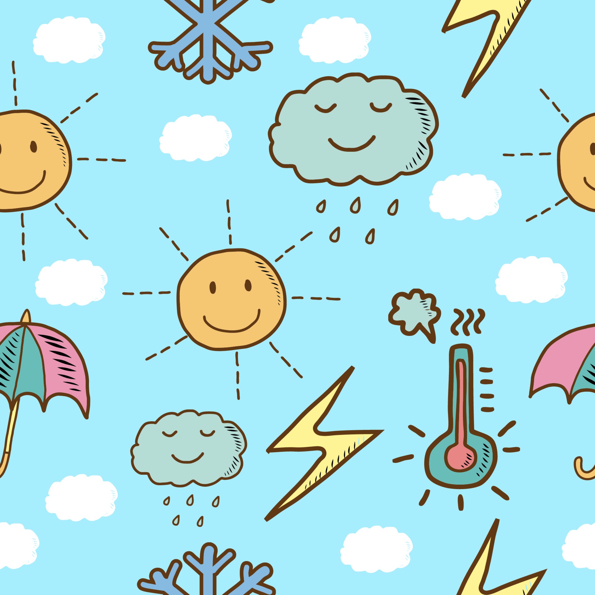 weather seamless pattern 2278952 Vector Art at Vecteezy 