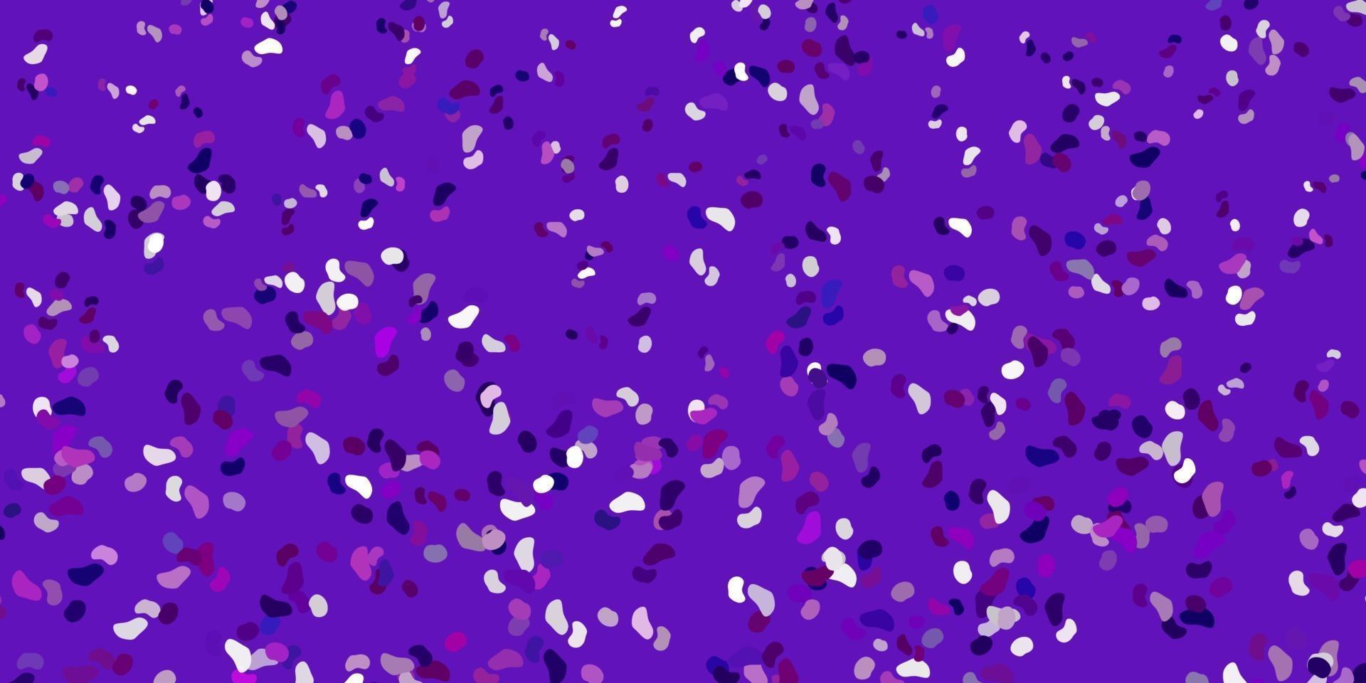 Light purple vector pattern with abstract shapes.