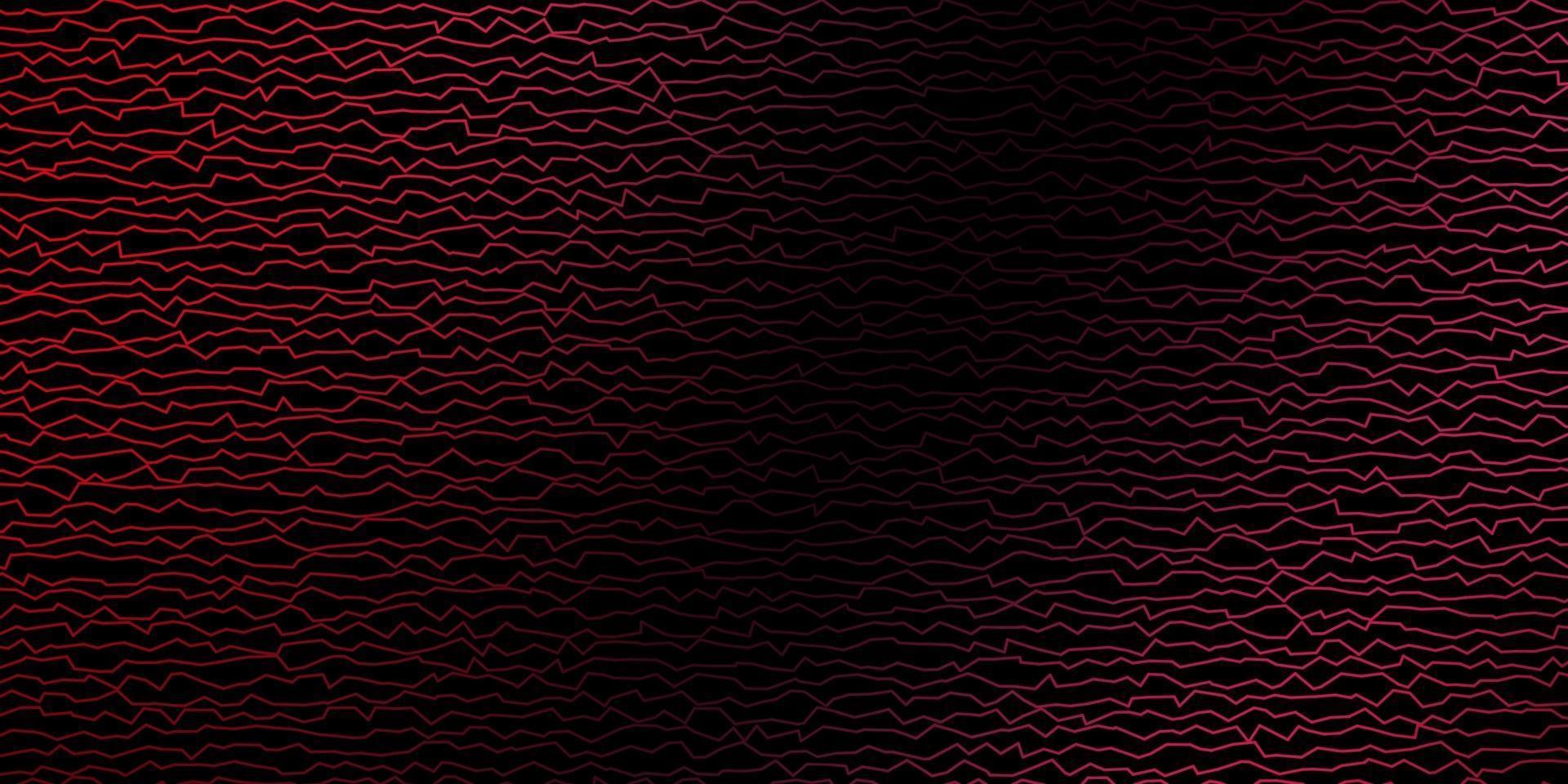 plantilla de vector rojo oscuro con líneas.