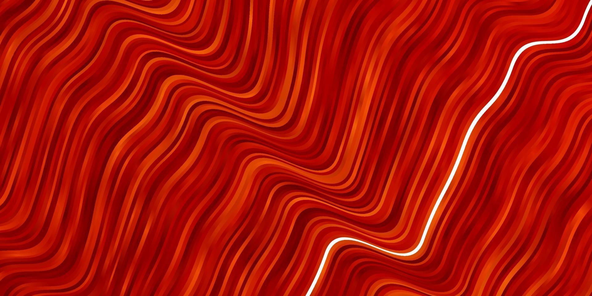 textura de vector rojo claro con líneas torcidas.