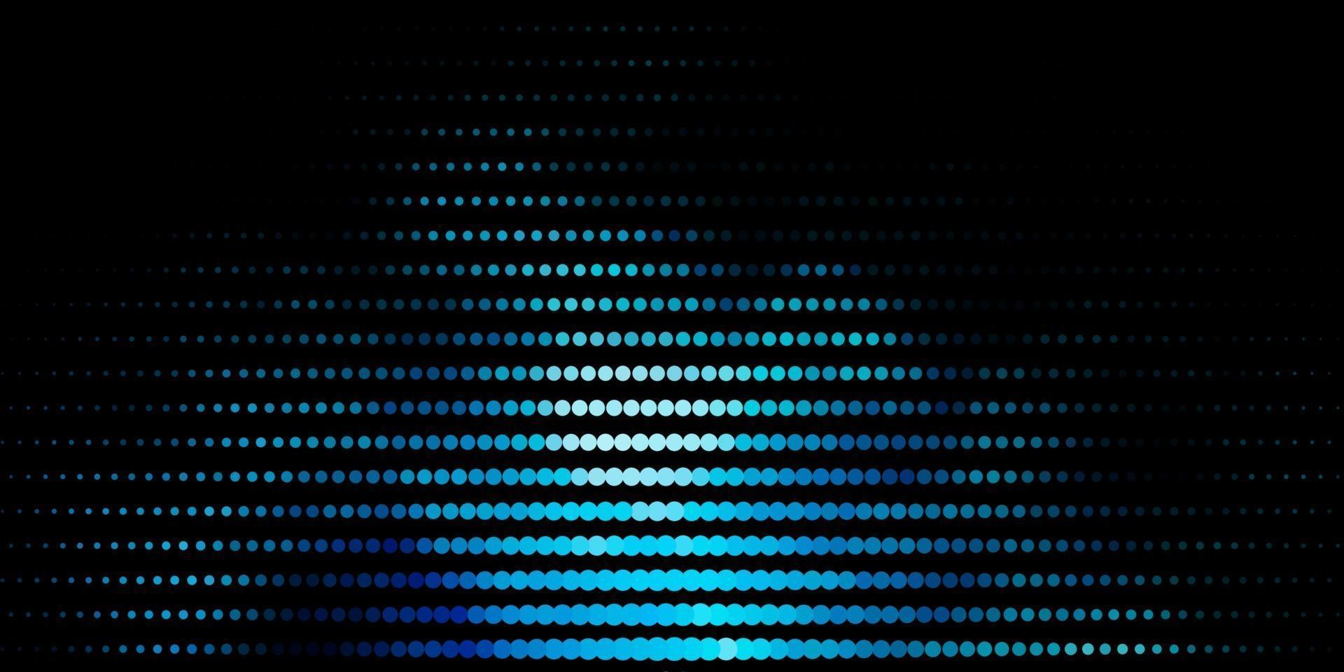 Dark BLUE vector pattern with spheres.