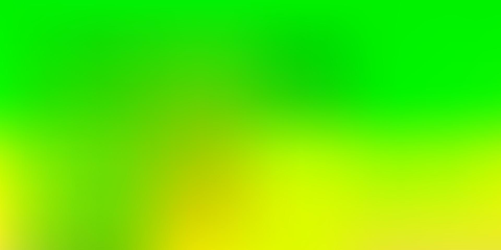 Dark Green, Yellow vector gradient blur template.