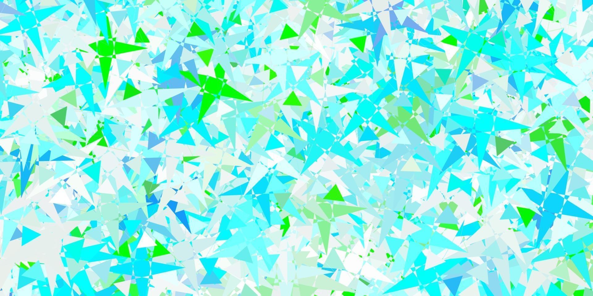 Light Multicolor vector background with polygonal forms.