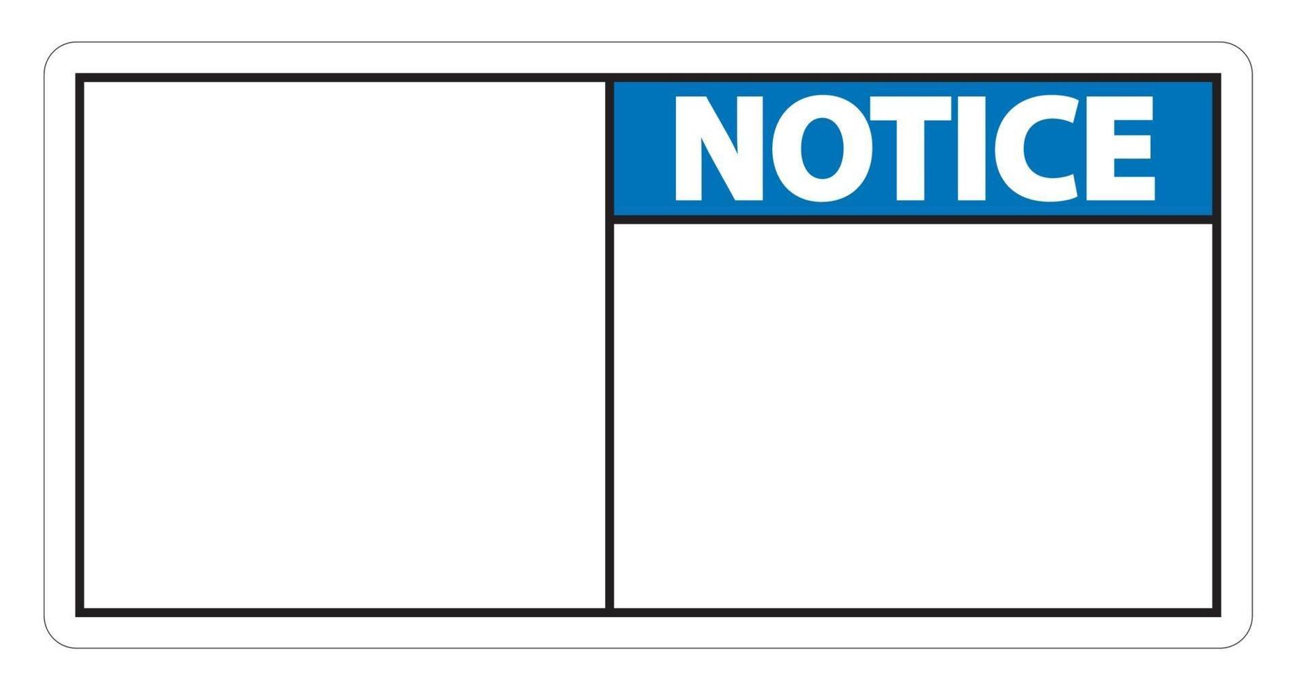 Etiqueta de signo de aviso de símbolo sobre fondo blanco. vector