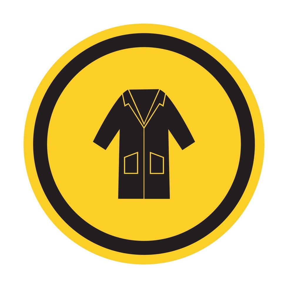 PPE Icon.Wear Smock Symbol Sign Isolate On White Background,Vector Illustration EPS.10 vector