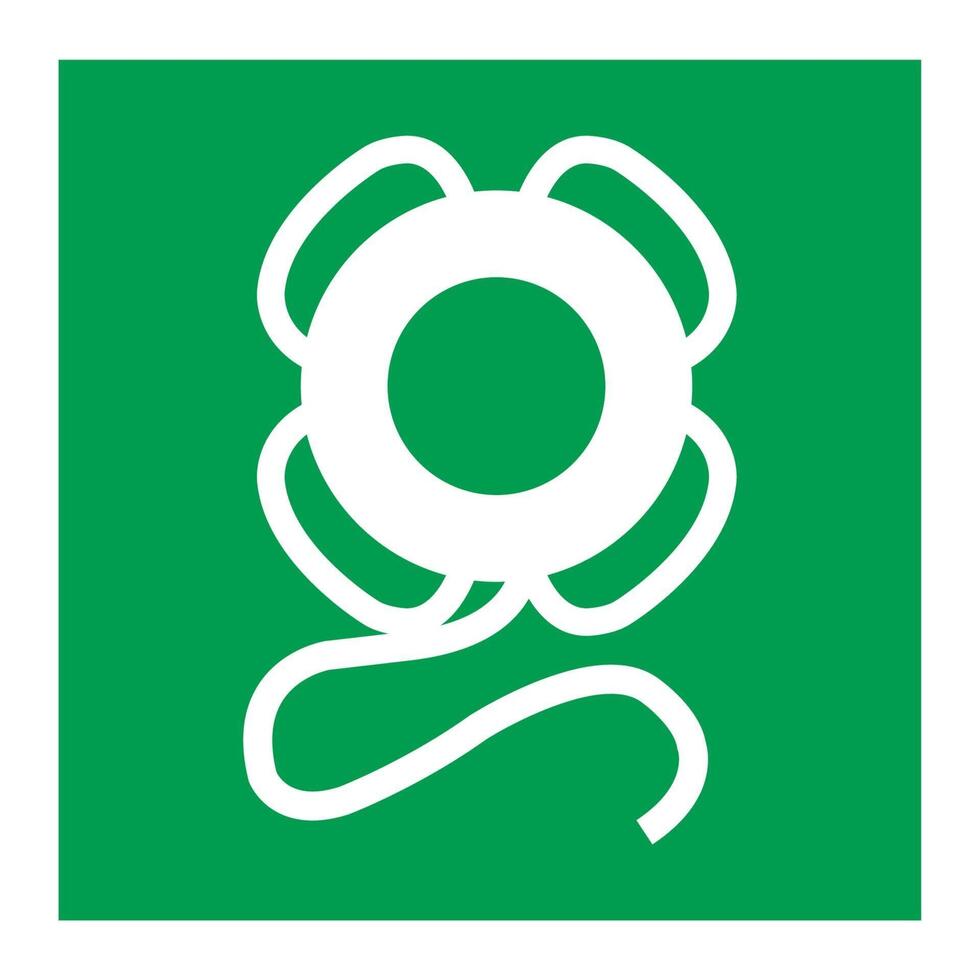 Emergency Lifebuoy Symbol Sign Isolate On White Background,Vector Illustration EPS.10 vector