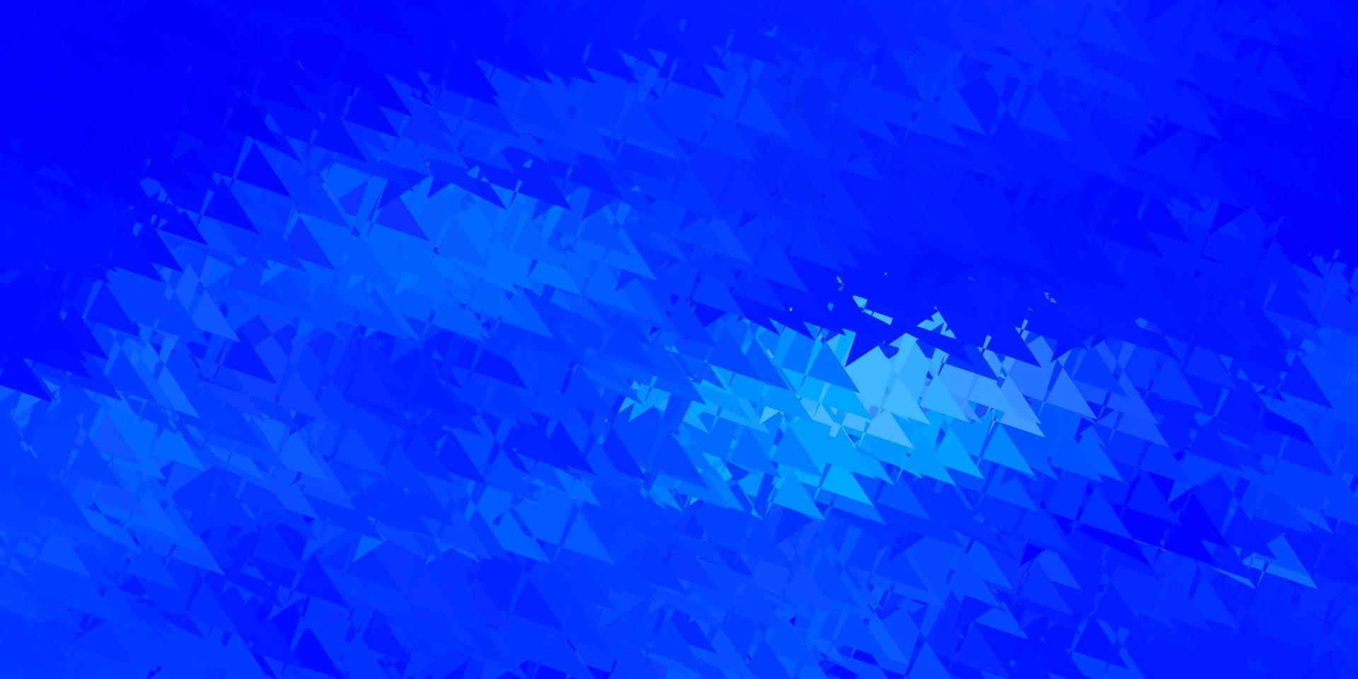 Dark BLUE vector background with polygonal forms.