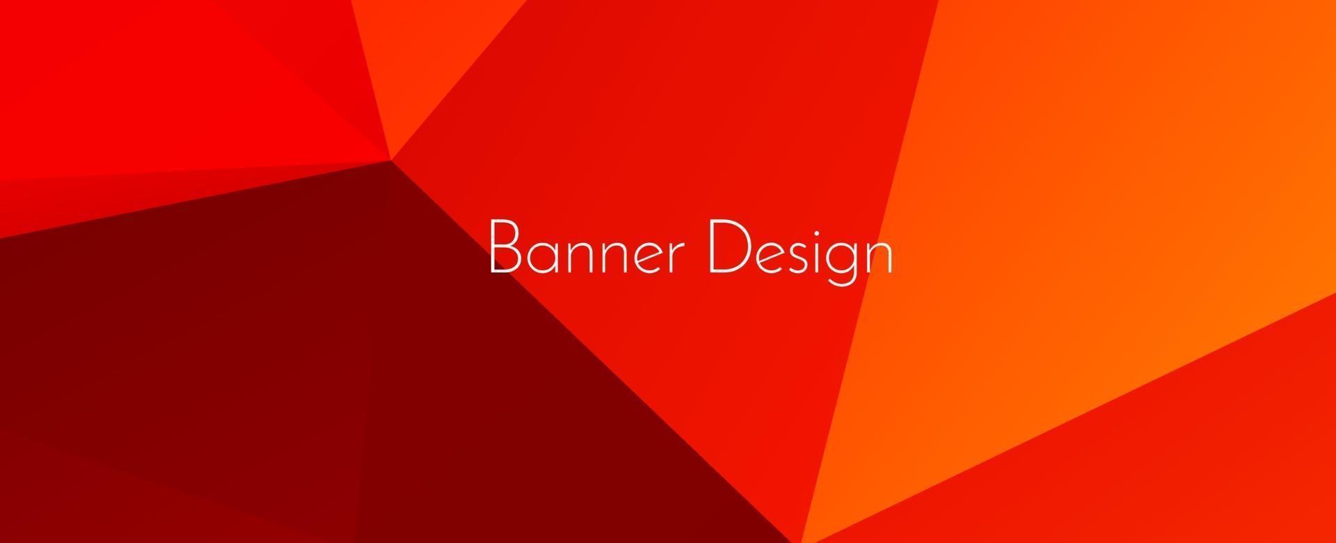 Fondo de banner de diseño decorativo geométrico elegante abstracto vector