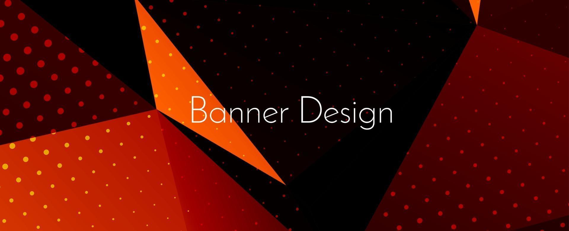 Fondo de patrón de banner de diseño decorativo moderno geométrico abstracto vector