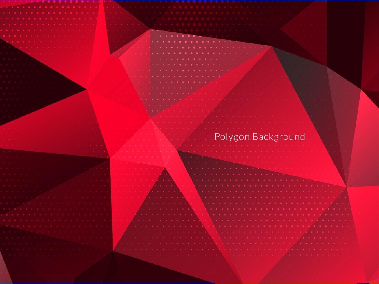 Modern colorful geometric polygon background vector
