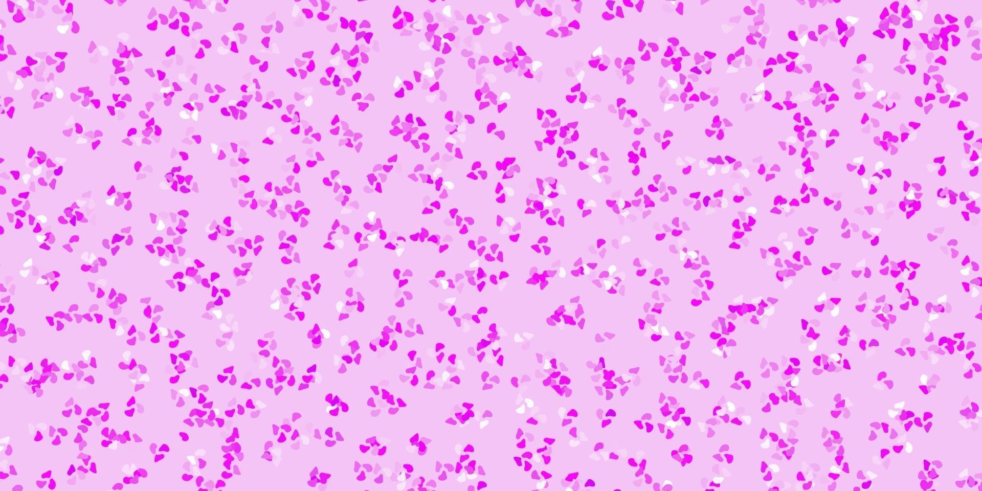 Light pink vector pattern with abstract shapes.