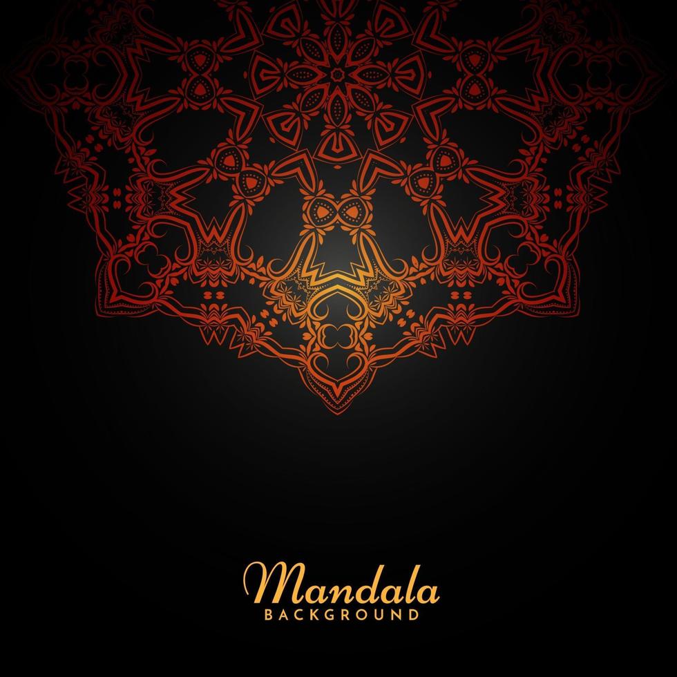 Classic luxury pattern elegant mandala decorative pattern background vector