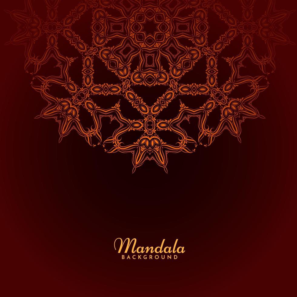 patrón de lujo clásico elegante mandala patrón decorativo fondo vector